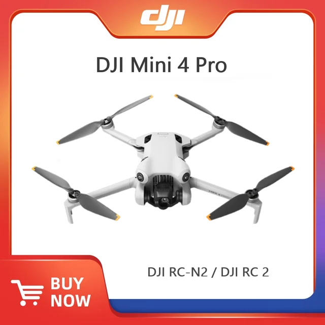  DJI Mini 4 Pro (DJI RC-N2), Folding Mini-Drone with 4K