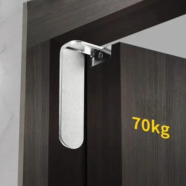 2 ชิ้น/เซ็ต 3D ปรับหมุนโลหะผสมสังกะสี Hidden World ที่มองไม่เห็นบานพับประตูสําหรับห้องครัวเฟอร์นิเจอร์ฮาร์ดแวร์ 1