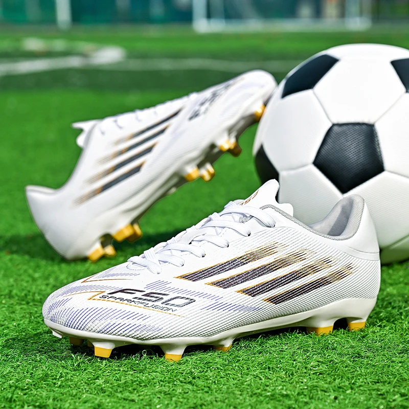 Men Professional Football Boots Non-Slip TF/FG Boys Sneakers Match Soccer Shoes Ankle Comfortable Sports Shoes Unisex