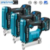 Straight U Staples F30 422 1022 Brushless Wireless Cordless Electric Nail Gun Stapler Nailer + 1set Nails For Makita 18V Battery 1
