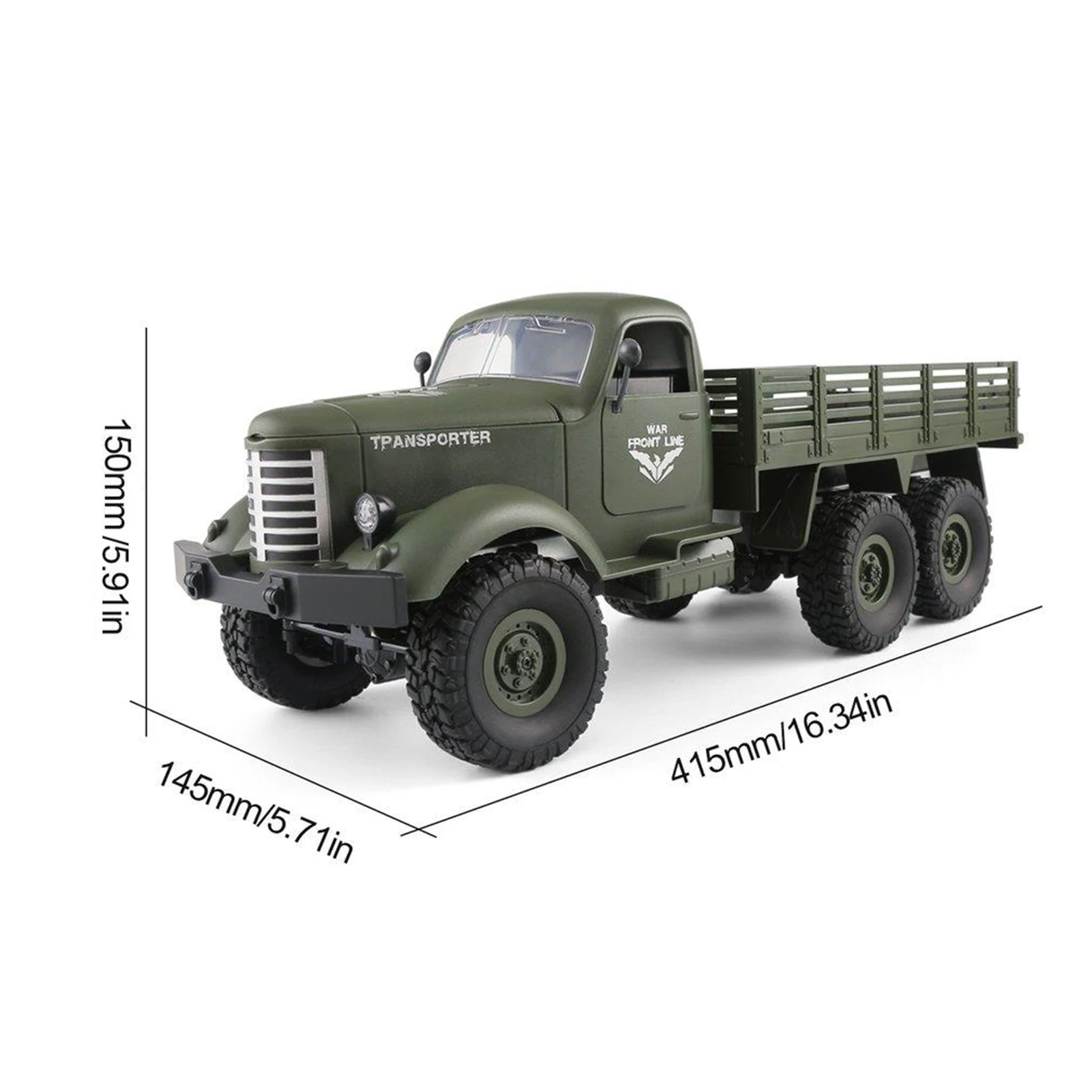 Remote Control Car 6WD High-Speed Electric Toy Truck for Boys 2.4Ghz Off Road Remote Control Vehicle with Headlights 6