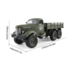 Remote Control Car 6WD High-Speed Electric Toy Truck for Boys 2.4Ghz Off Road Remote Control Vehicle with Headlights 6