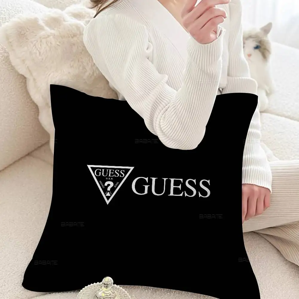 패션 G-Guess 쿠션 커버 폴리에스테르 소파 쿠션 장 쿠션 홈 데코레이션 베개 커버