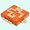 Marble Solitaire Board Game Wood Single Player Chess IQ Logic Challenges for Adults Kids Great Idea For Travel Party Family Fun 1