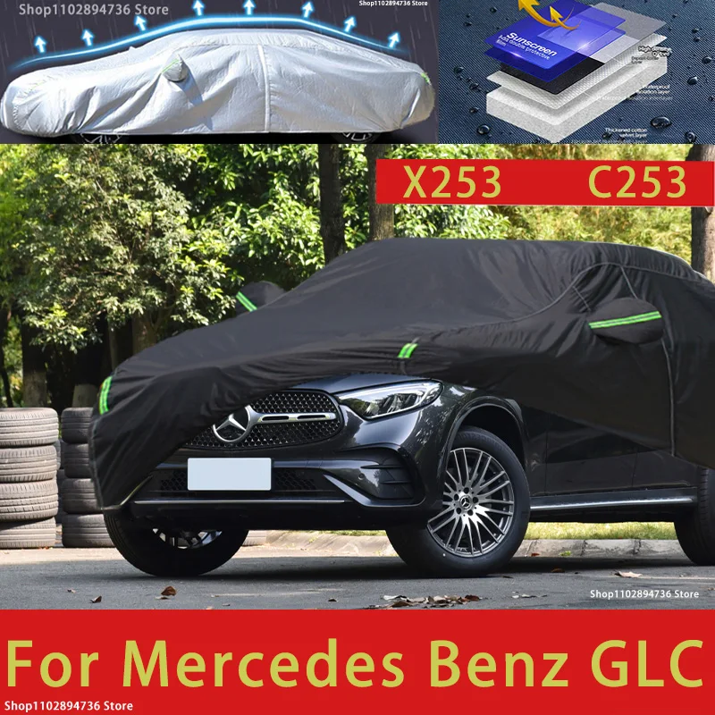 ForMercedesBenzGLCX253C253OutdoorProtectionFullCarCover