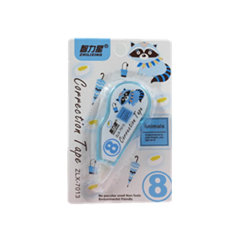 Cute Kawaii Cartoom Animals Correction Tape 1 Piece Stationery Office School Supplies Christmas Gifts