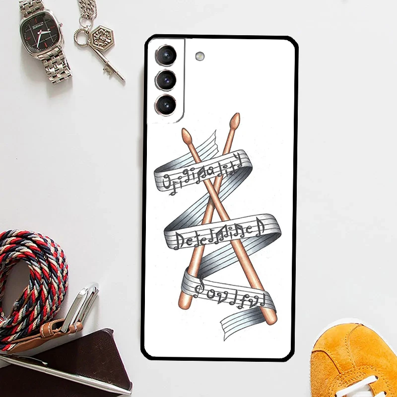 Rhythm Groove Drum Design Phone Case Cover