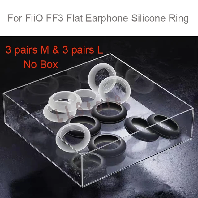 NiceHCK Noir Confortable Écouteur Dédié Silicone Anneaux Doux Écouteur  Conseils Embouts Accessoire pour ST-10s RW-1000 RW-2000 EBX21 - AliExpress