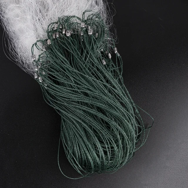 3 Layers 50M Fishing Net Trap Mesh Fishnet Portable Nylon Cast Fish Cage Fishing Tackle Equipment Multi Size 2