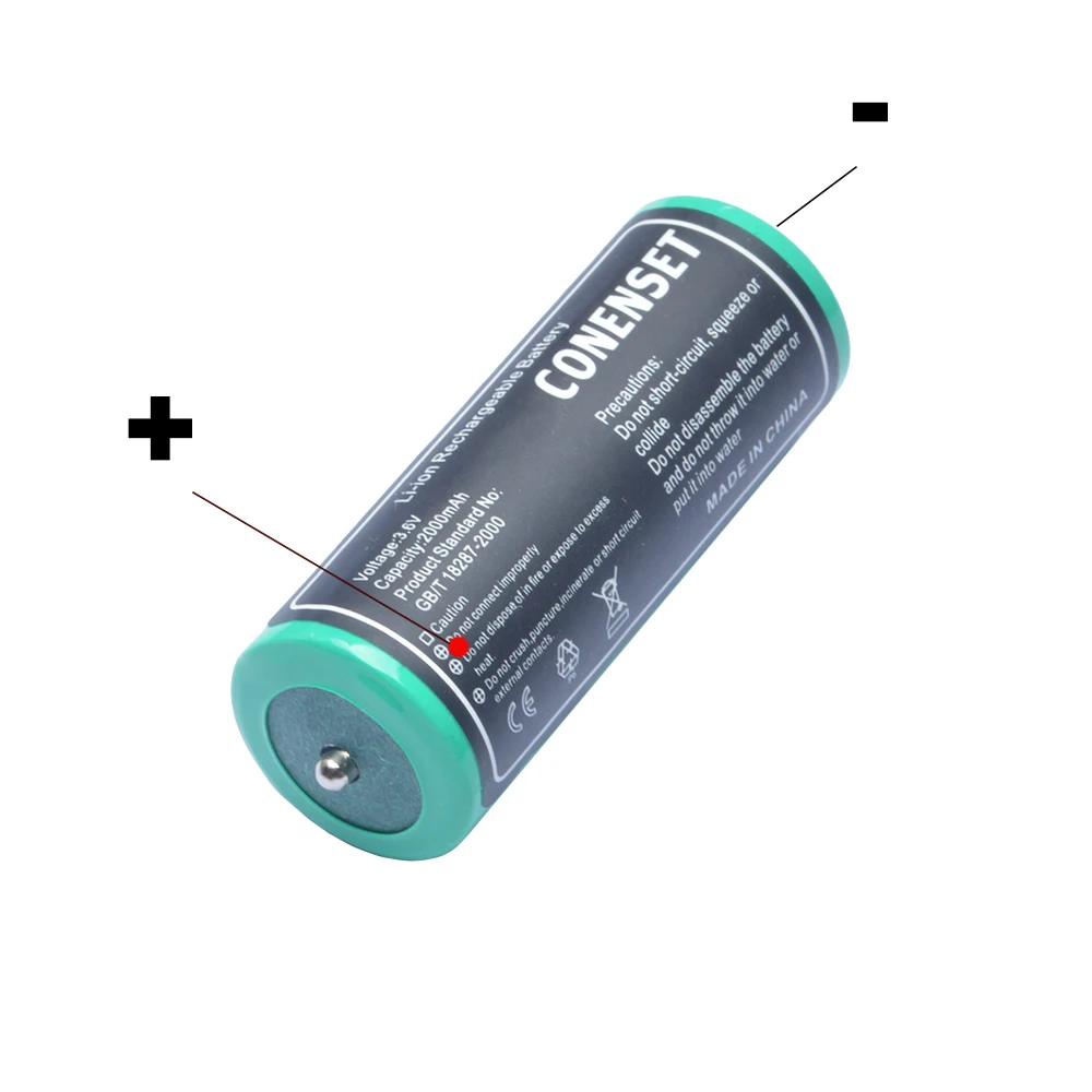 UR18500Y 2000mAh Replacement Battery For Braun 3018765 6703925 703-0925 81377206 720 730 730cc 730S-4 790cc 5375 5377 Shavers 3