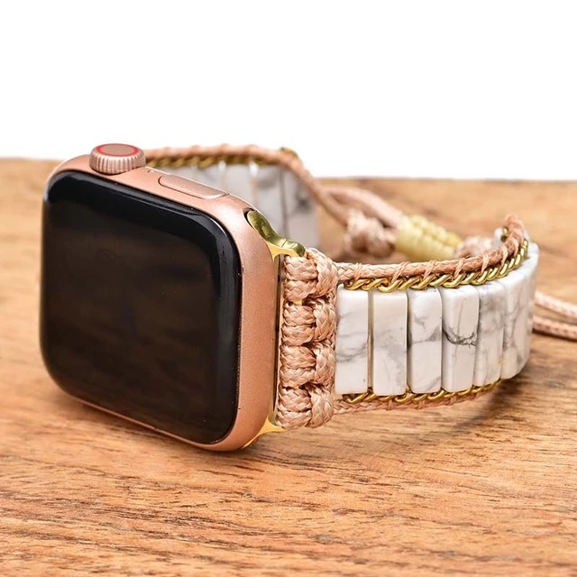 Leather Apple Watch 4 Band 44mm Women  Apple Watch Brown Leather Band -  New Sports - Aliexpress