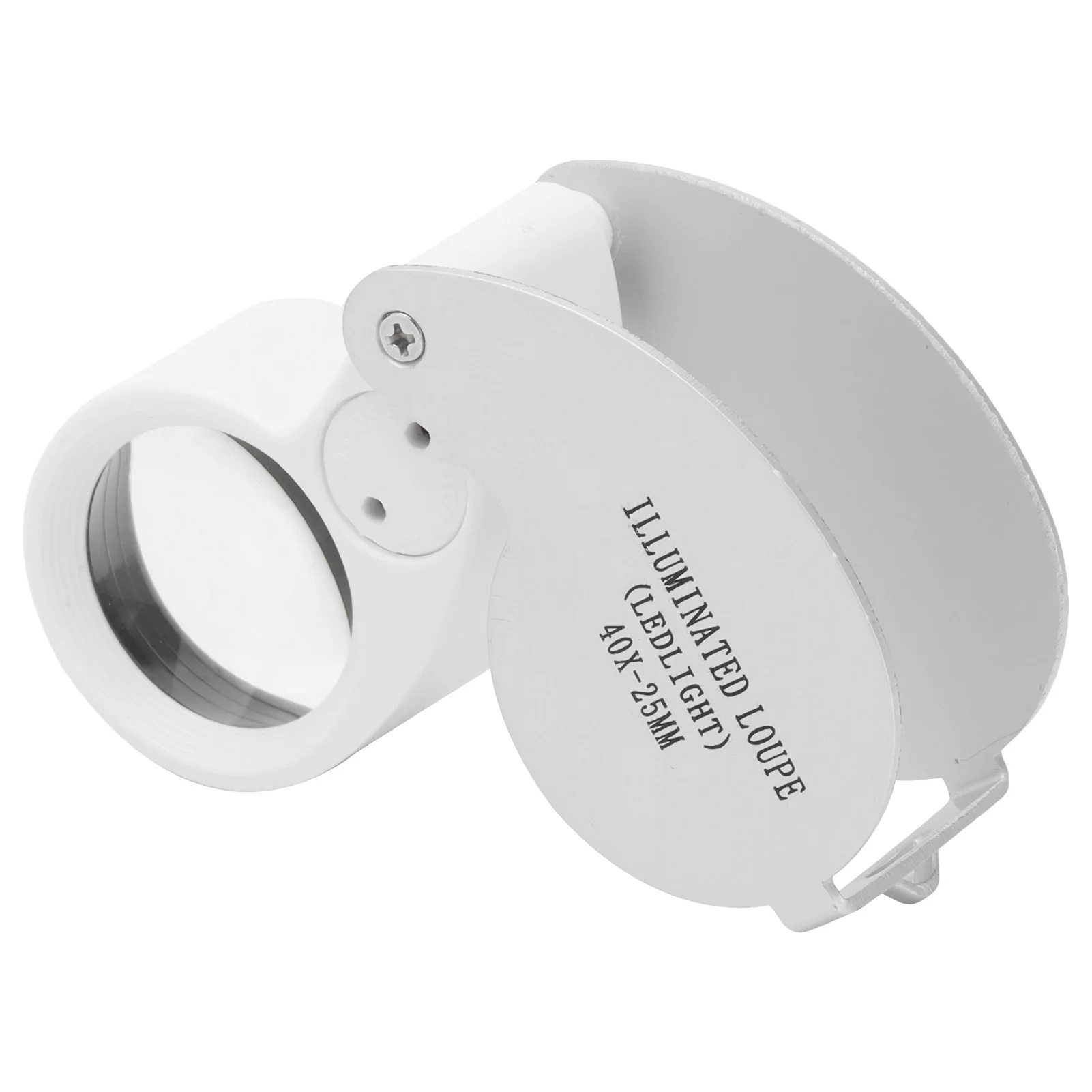 Jewelry Magnifier 40X Portable Illuminated Jewelry Loupe Magnifying Glasses for Detecting Identifying Magnifying Glasses