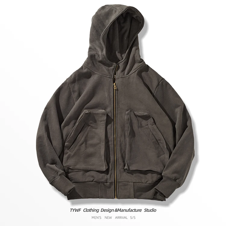 【関送込み】cardigan hoodie jacket 2色*ユニセックス/N240077 CAKEASY Hoodies Sweatshirt For Couples, Intimate Couples