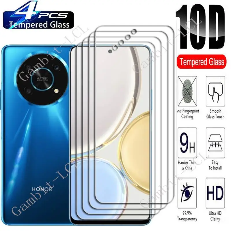 

4PCS For Honor Magic4 Lite 5G 6.81" Screen Protective Tempered Glass On HonorX30 HonorX9 Magic4Lite X30 X9 Protection Cover Film