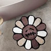 Aesthetic Sunflower Carpet Bathroom Antislip Carpet Cactus Flower Jack Tufted Mat Bedroom Bedside Rug Living Room Decoration Mat 1