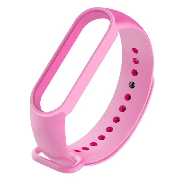 Strap for Xiaomi Mi Band 6 5 4 3 Sport Bracelet watch Silicone wrist strap For xiaomi mi band 3 4 5 bracelet Miband 4 3 5 Strap Barbie powder