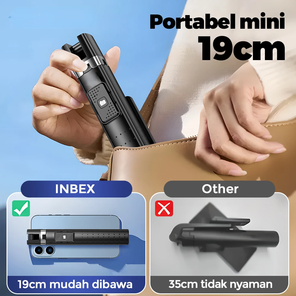 Selfie Stick Tripod 100CM LISCN Multifunction Mobile Phone Holder with Bluetooth Control Holder for Smartphones