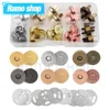 20sets/lot 14mm 18mm Wallet Button Magnet Buckle Buttons Metal Snap Thickening Magnetic Automatic Adsorption Buckle Installation 1