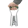 Gardening Bulb Planter Seedling Transplanter Vegetable Flower Plant Transplanters， Garden Depth Digging Tool with Wooden Handle 3