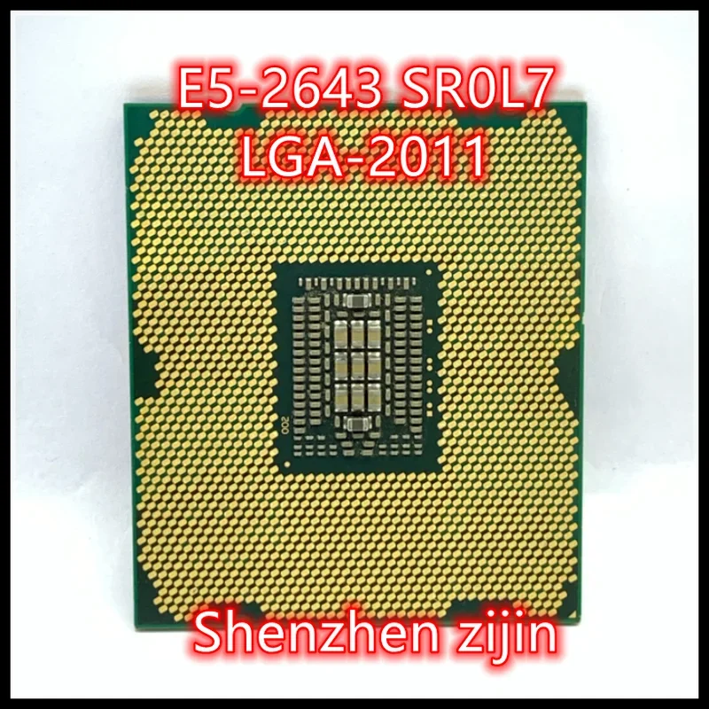 

Процессор E5 2643 SR0L7, 3,30 ГГц, LGA 2011 Quad Core