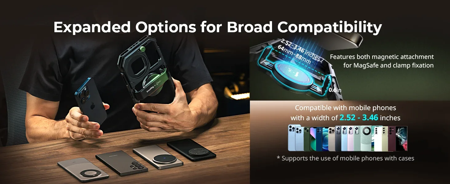 SmallRig x Brandon Li All-in-One Mobile Video Kit for Univeral Phone With Wirele