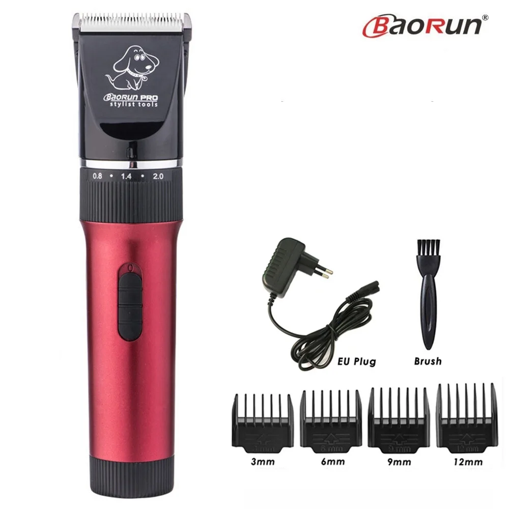 Hair Trimmer Pet Clipper Dog Hair Trimmer Pet Hair Trimmer Dog Clipper BaoRun P2 P3 P6 P9 S1 Dog Hair Clipper Professional Pet Grooming Trimmer Shaver Cat Hair Cutter Electric Animals Haircut Machine