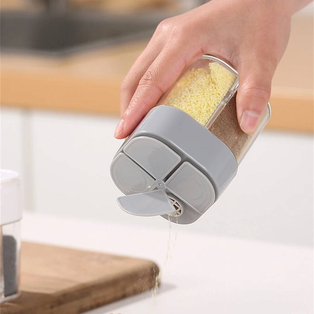 Mini Contenitore Per Condimenti Per Bottiglie Di Sale E Pepe Campeggio All'Aperto Picnic Bbq Barattolo Per Shaker Per Spezie Riutilizzabile