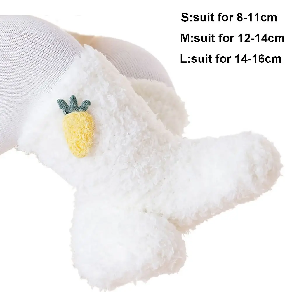 New Coral Fleece Baby Socks Shoes Soft Warm Toddler Shoes Anti Slip Warm Walking Shoes Winter