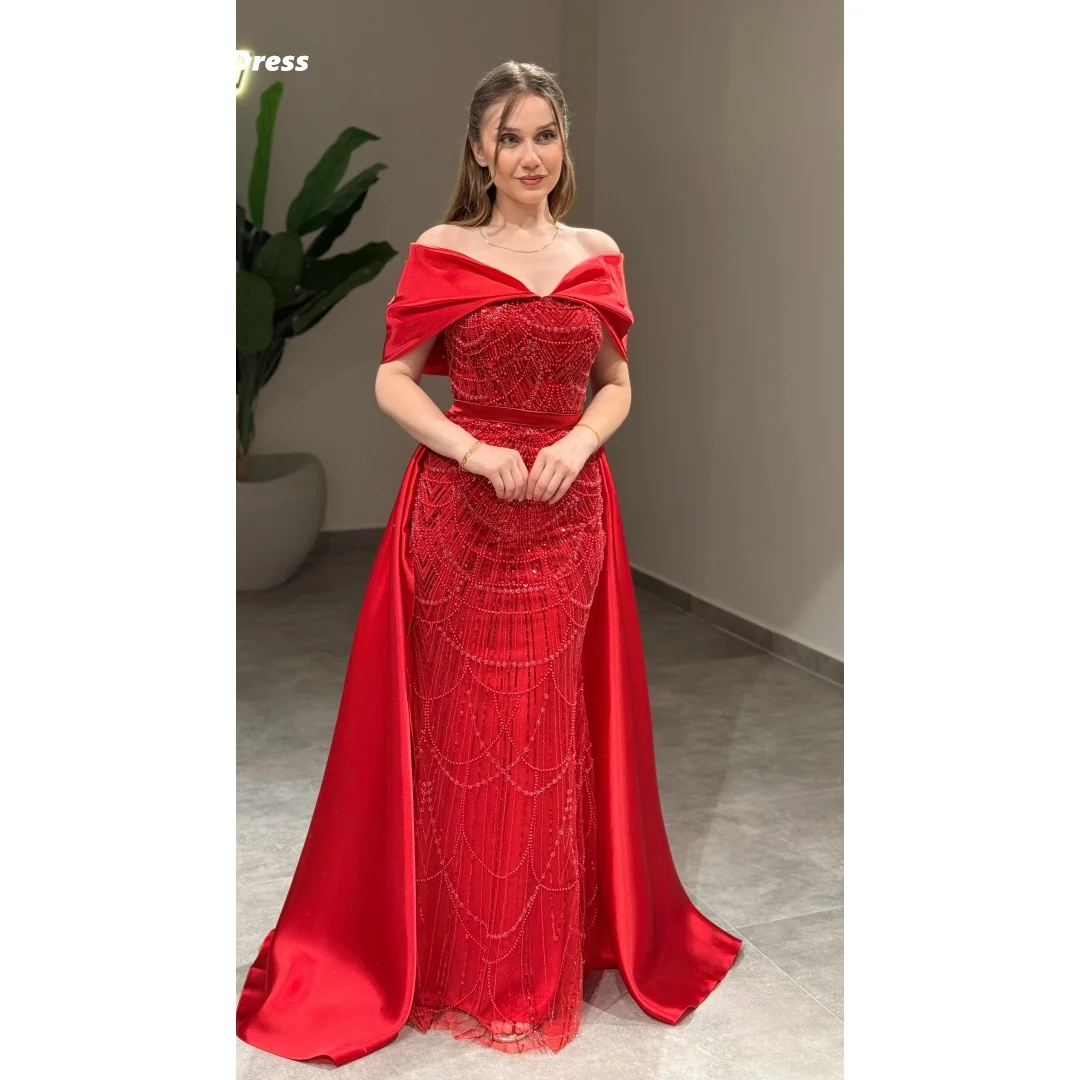 fitted lace wedding dress Fitted Red Formal Evening Dress