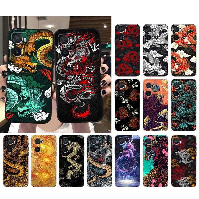 

Fashion Cute China Dragon Phone Case For OPPO A16 A17 A32 A52 A53S A54 A55 A57 A58 A74 A8 A91 A96 REALME 8 C20 C21