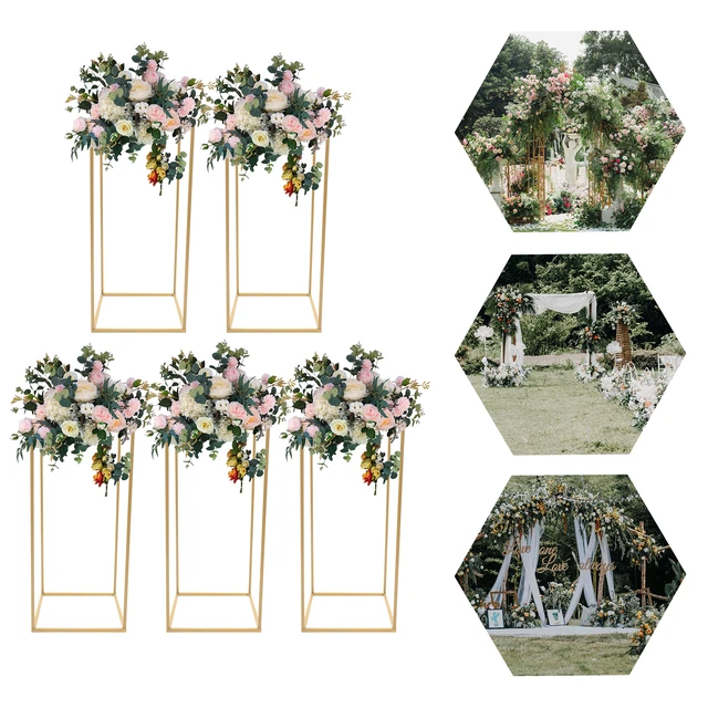 Decorative Pitch And Yellow Flower Wedding Decor – Venyou 4 U