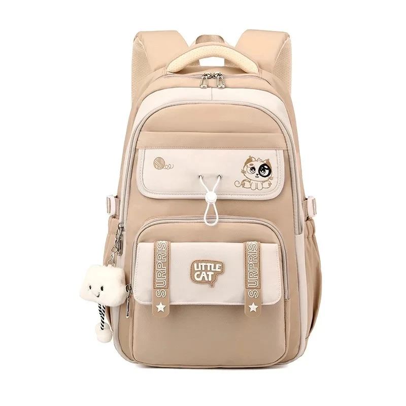 Middle high school student backpack Schoolbag for girls large-capacity waterproof bookbag college student backpack for laptop 1