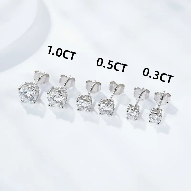 ȷο Ŭ 1.0ct 6.5mm D ÷ ̻糪Ʈ Ͱ    ̾Ƹ  ͵    