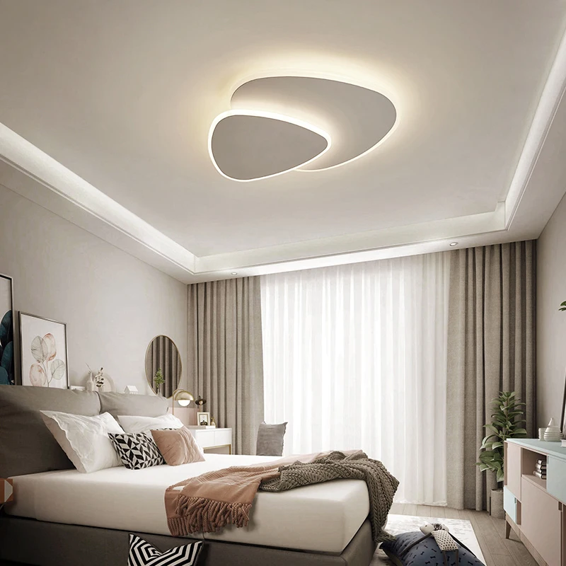 

Bedroom light Nordic minimalist modern 2023 new master bedroom room light ceiling light warm and romantic heart-shaped lamp