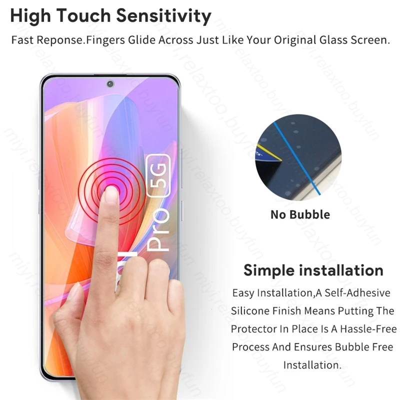 Redmy Note13 Pro 4G 5G Glass 6To1 HD Tempered Glass Screen Protector For Xiaomi Redmi Note 13 Pro 5G 2024 Camera Protective Film