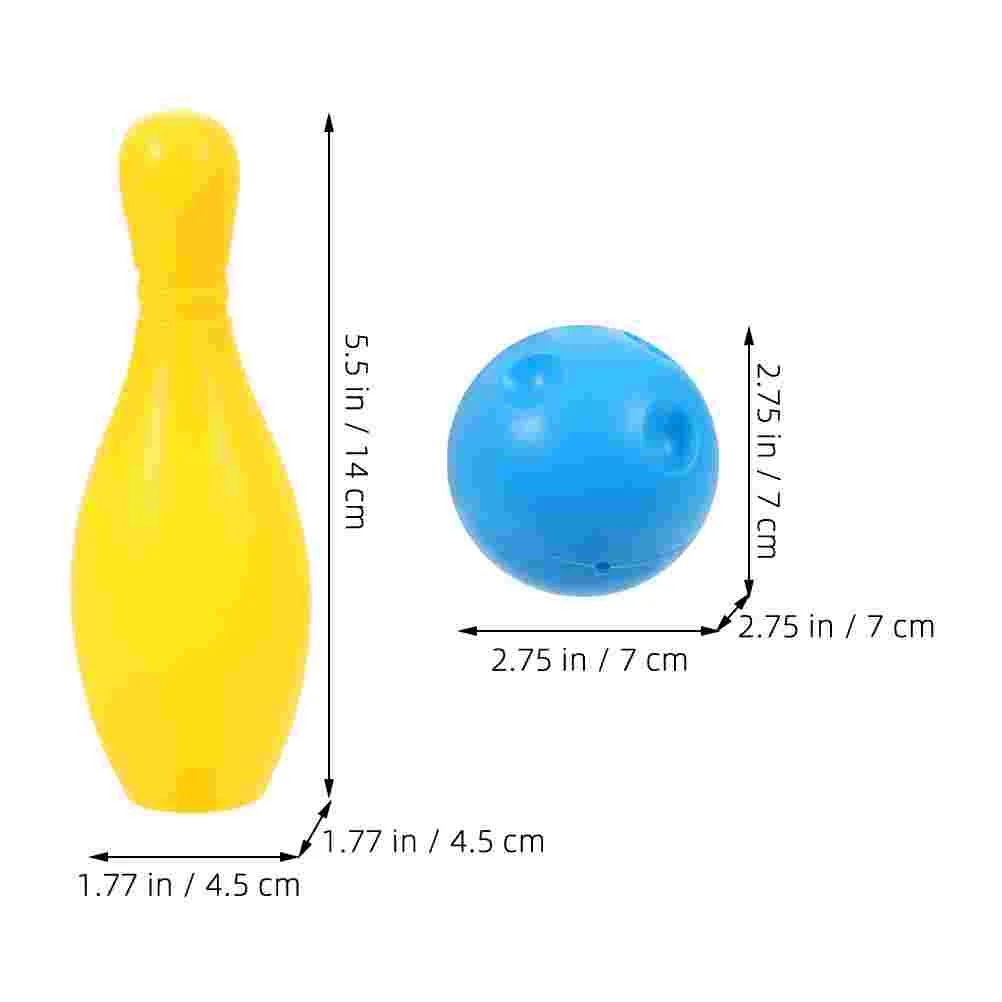 1 Set Kids Bowling Toy Educational Bowling For Kids Indoor Toddler Set Toy Games Plastic Toys Game Entertainment