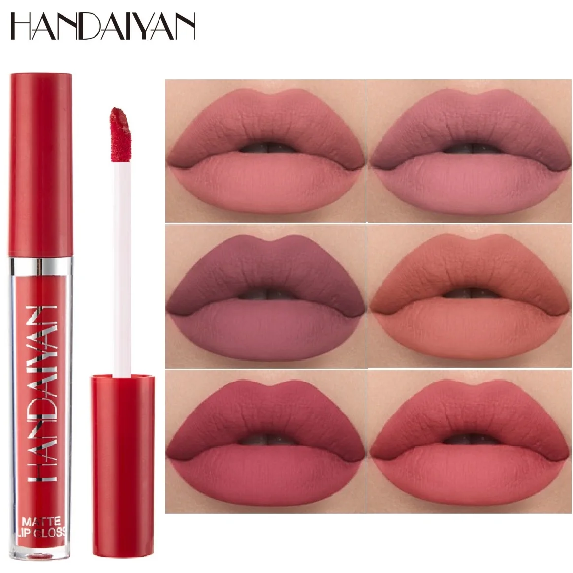 Handaiyan12ColorsMatteLipGlossWaterproofLiquidLipstickLong