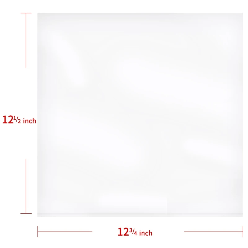 90 Flat Open Top Bag 6.7Mil Strong Cover Plastic Vinyl Record Outer Sleeves For 12 Inch Double / Gatefold 2LP 3LP 4LP