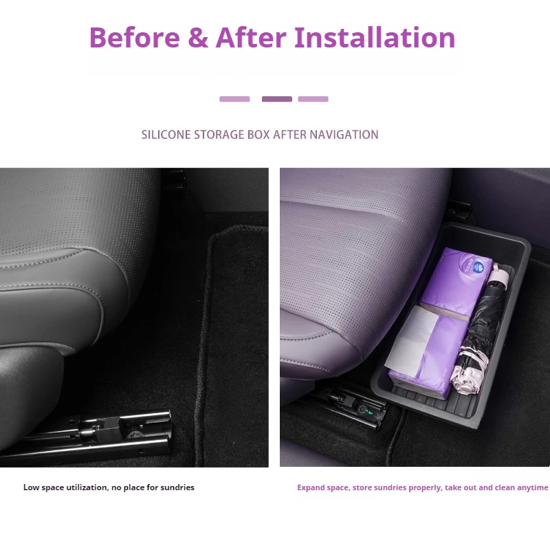 Leapmotor B10 자동차용 특수 시트 밑 수납함 시트 에어컨 통풍구 정리함 자동차 내부 시트 수납함