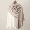 Nouveau grande taille solide rayonne Modal Hijab écharpe femmes musulman foulard enveloppes châle Femme Musulman bandeau islamique Turban 190*85 cm