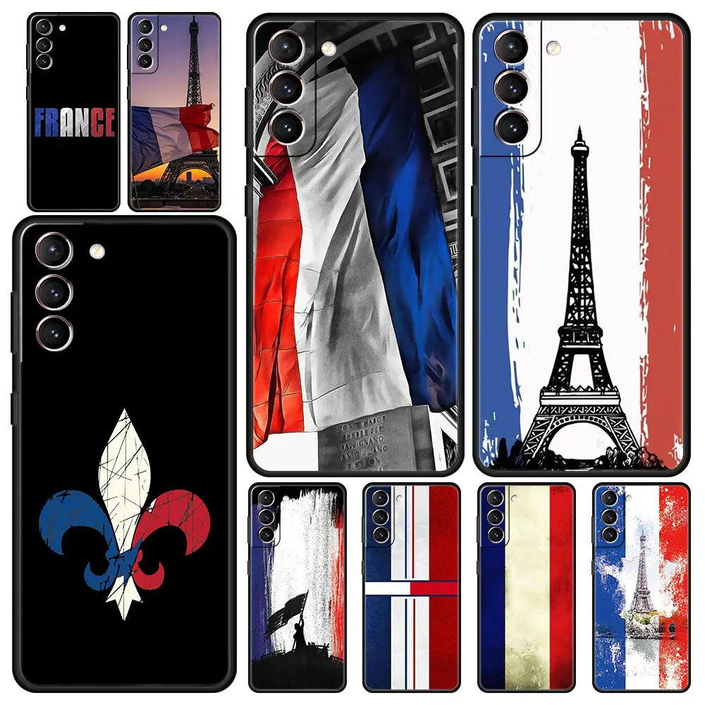 Patriotic France Flag Design Soft TPU Phone Case