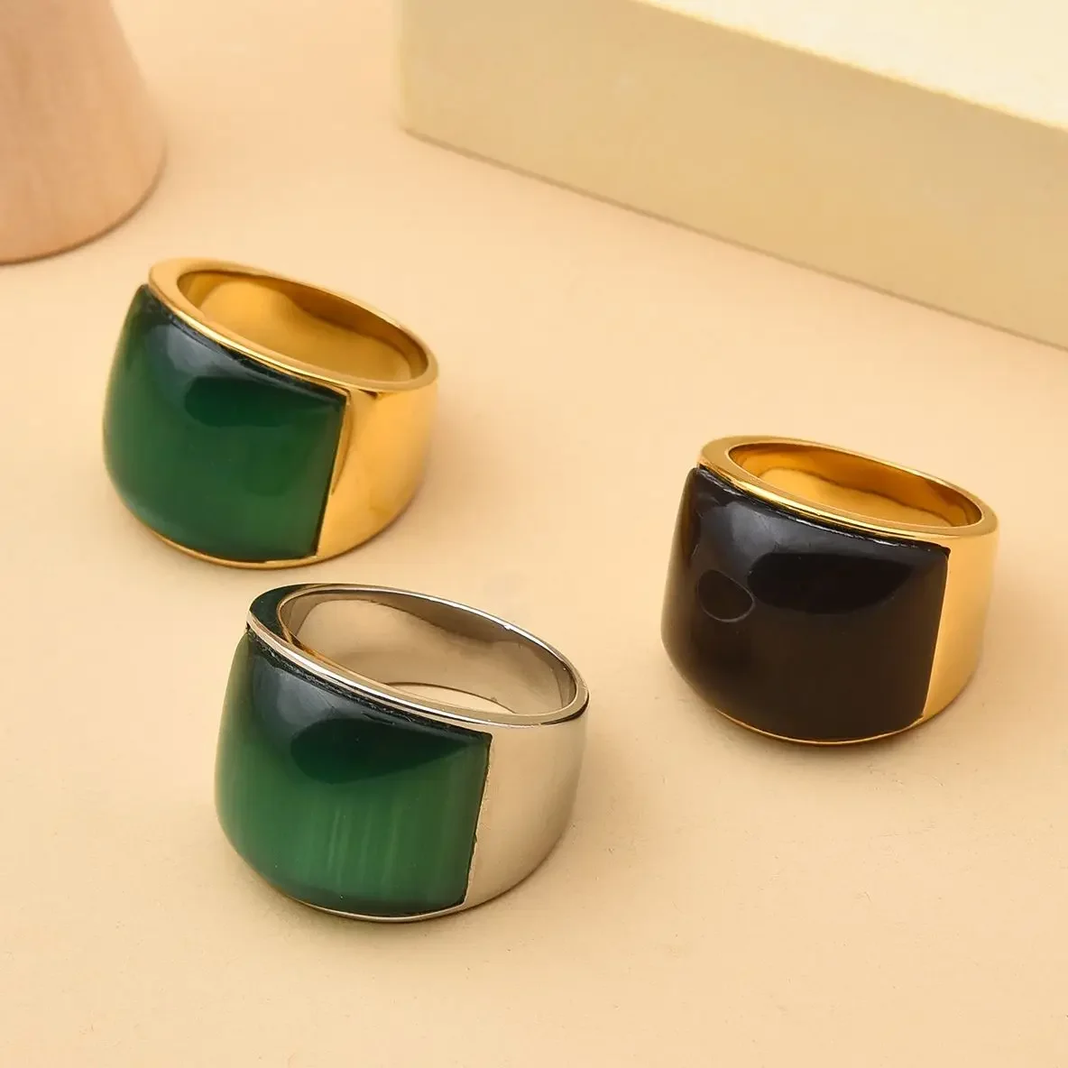 Men's/Women 316LStainless Steel Rings Classic Fashion Trend Jewelry High Quality Product 2
