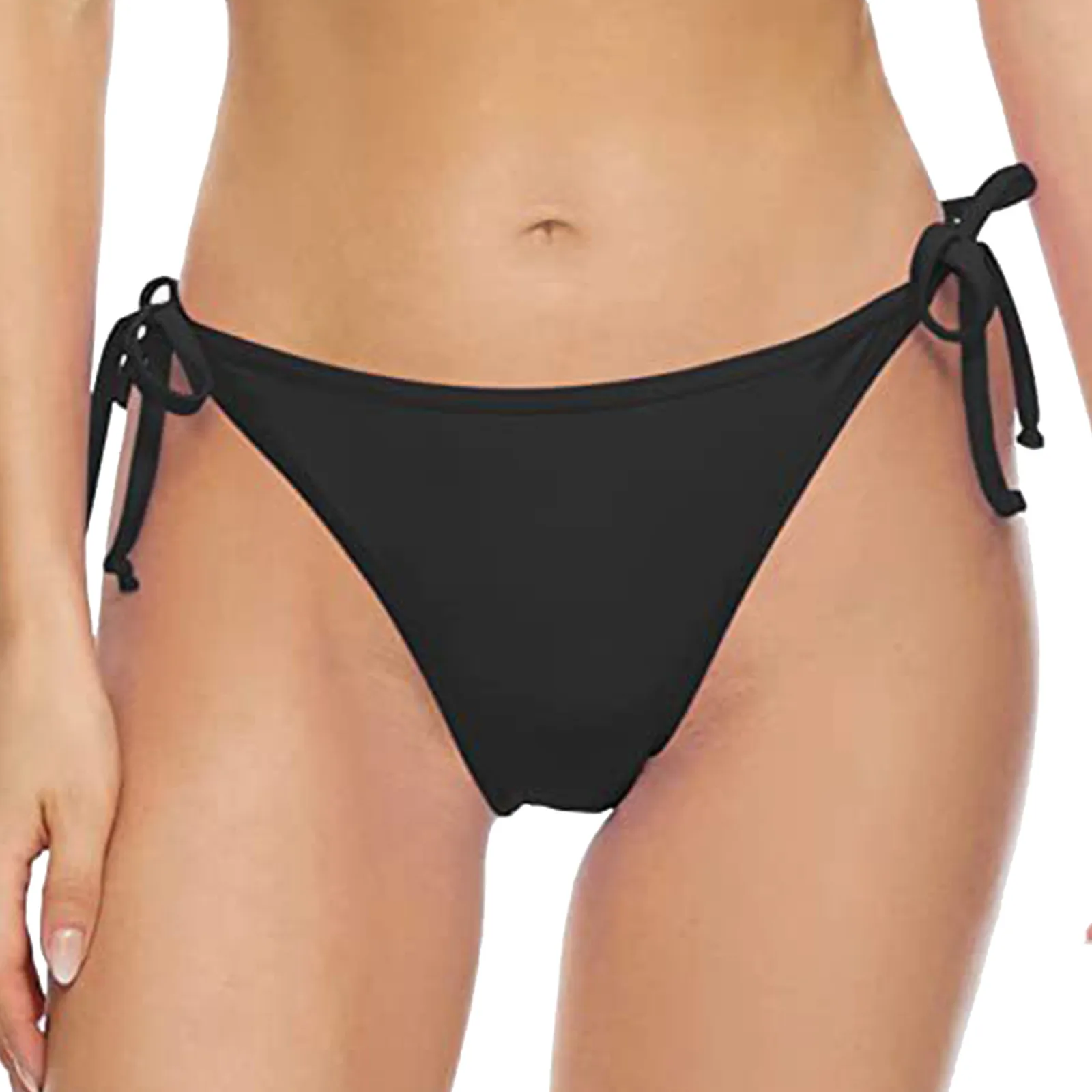 Bikini Bottoms Women Swimwear Shorts Swimwear Briefs Beachwear High Waisted Sexy Beach Trunks Adjustable Side Tie Swim Panties women bikini bottom women swimsuit bottoms swimming trunks