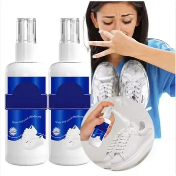 Scarpe Deodorante Rimozione Spray Calzini per piedi Odore Puzza Deodorante Scarpiera Deodorante Piedi Antitraspirante Assistenza sanitaria 100ml