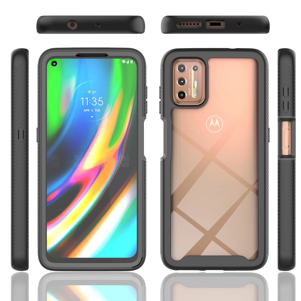 Shockproof Clear Case with Screen Protector