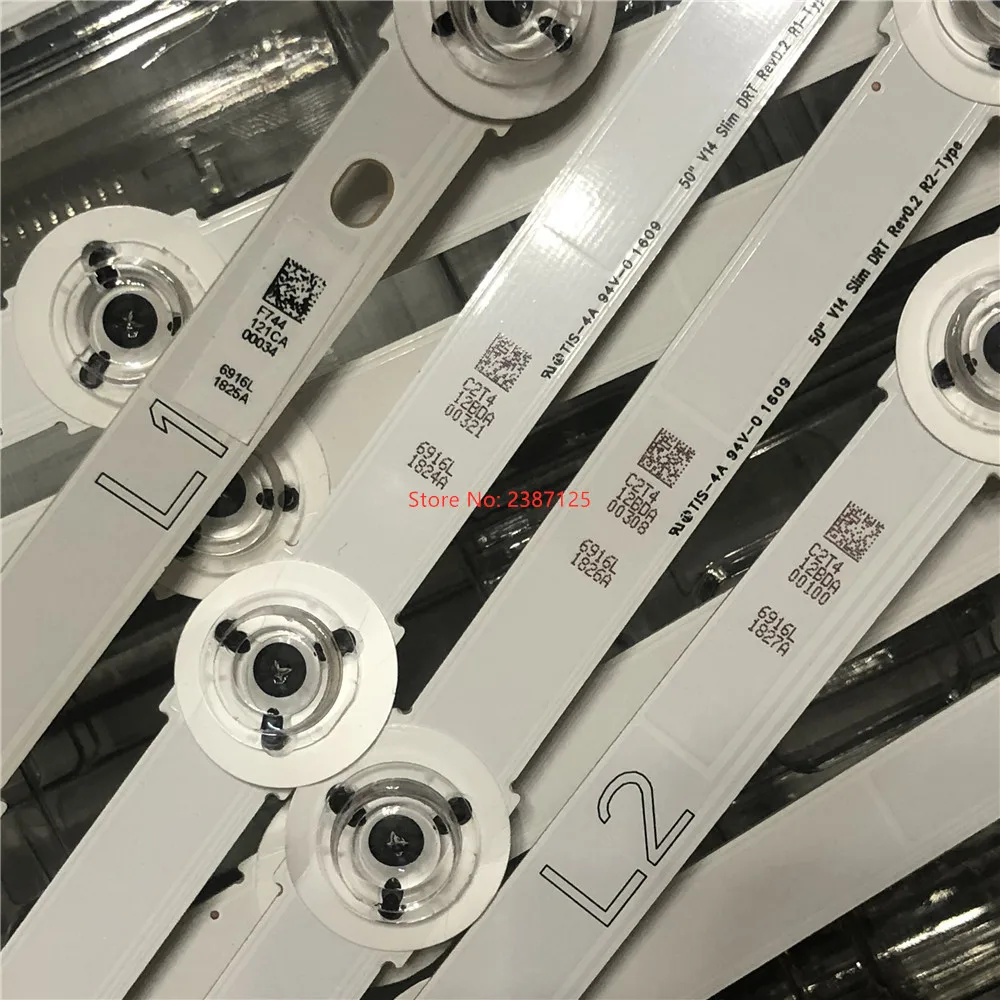 TX-50AS650B TX-50AS740B TH-50AS670C LED 백라이트 스트립, 50 인치 V14 SLIM DRT REV0.2, 6916L-1824A, 6916L-1825A, 6916L-1826A,
