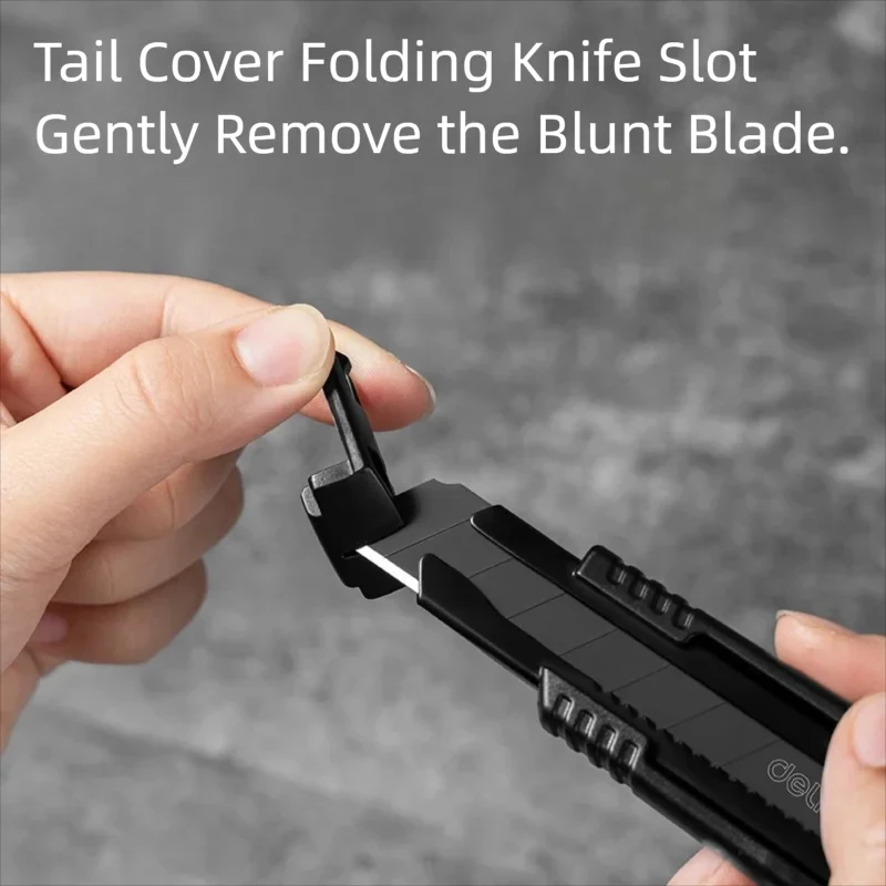 Deli Heavy Duty Utility Knife Sharp SK5 Carbon Steel Blades 9mm/18mm/Auto-Retractable Box Cutter for Cardboard Cartons