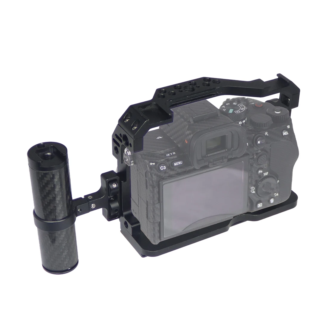 A7M4 A7R4 Camera Full Cage Rig Handle Grip Arca-style Cold Shoe Mount ARRI Locat