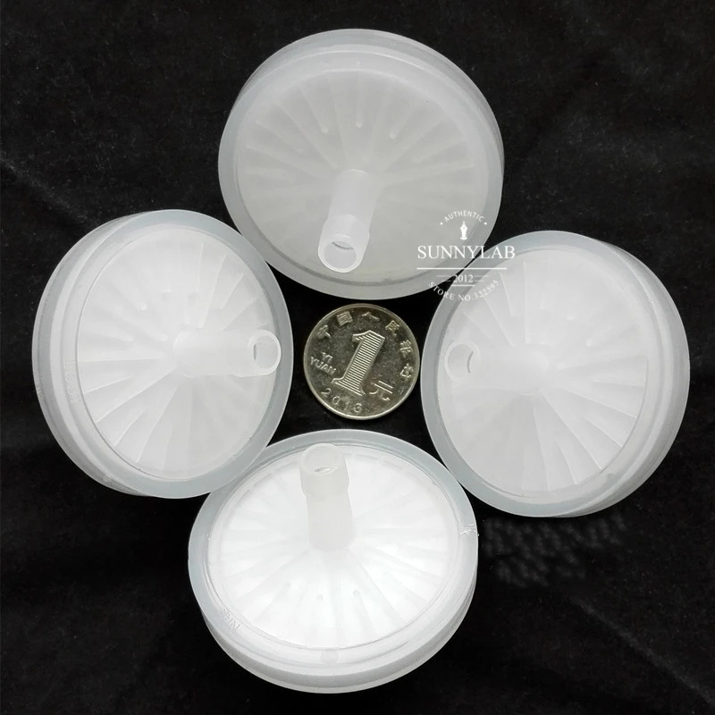 Lot de 10 filtres à gaz 55mm haute précision emballés sous blister, pour pompe à vide et analyseur CO2.