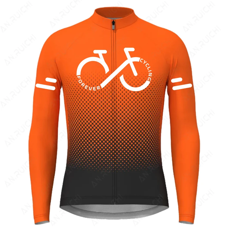 thumbnail image 1 of Camiseta de ciclismo de manga larga para hombre, de la serie Gradient Color, de verano 2023, para ciclismo de montaña, de secado rápido, para ciclismo de carretera, 1 of 5